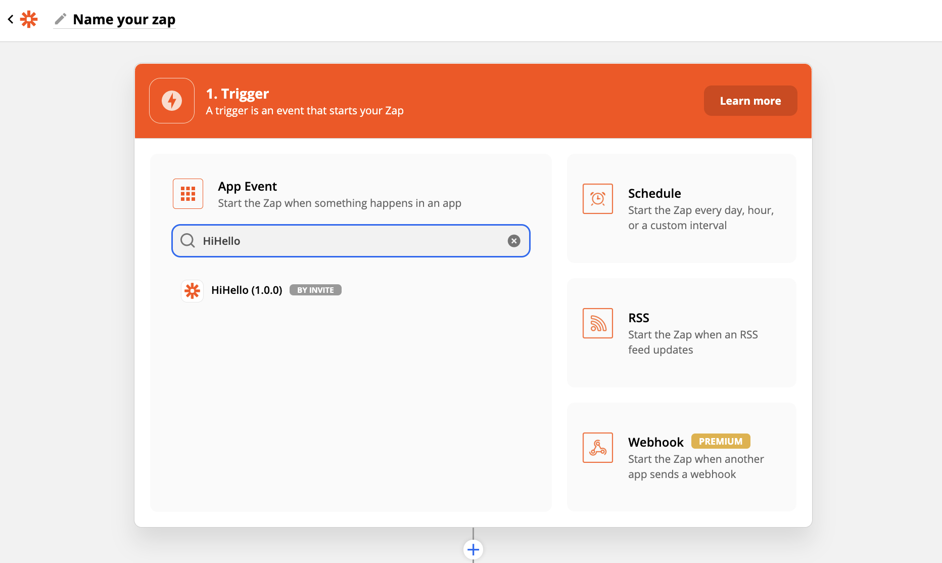 HiHello Zapier integration - add HiHello