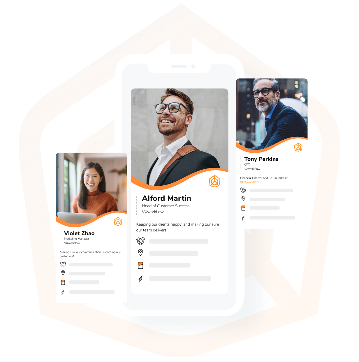 HiHello Business is a premium digital business card plan for teams and companies.